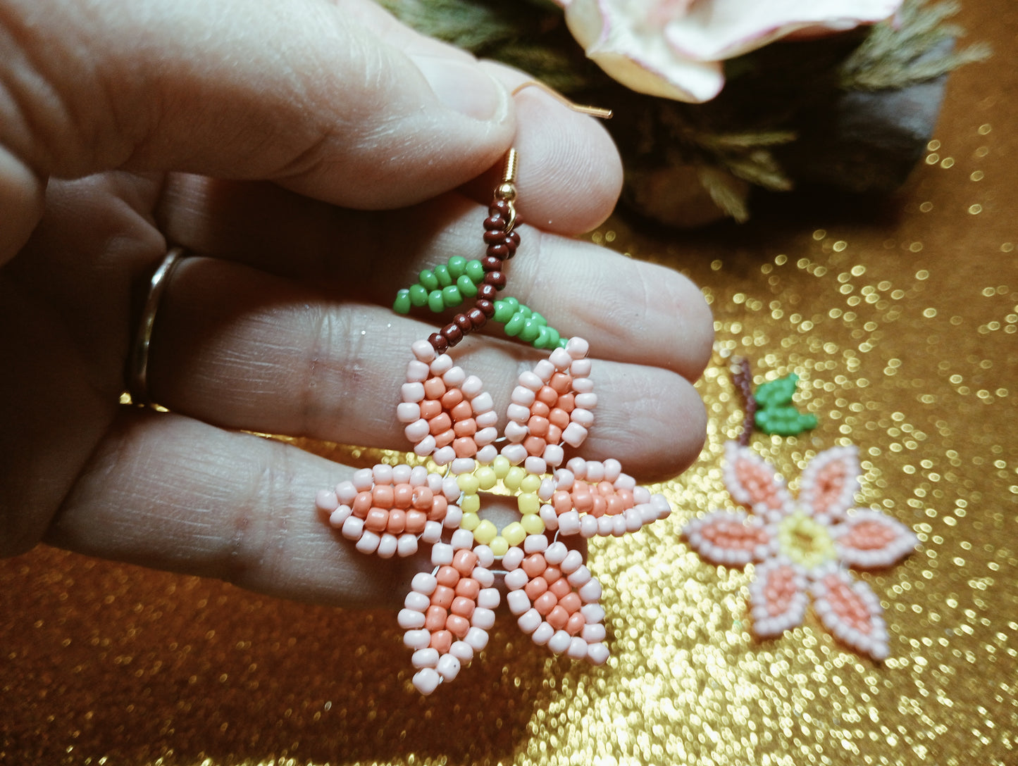🌸 Orecchini "Margherita Rosa" 🌸