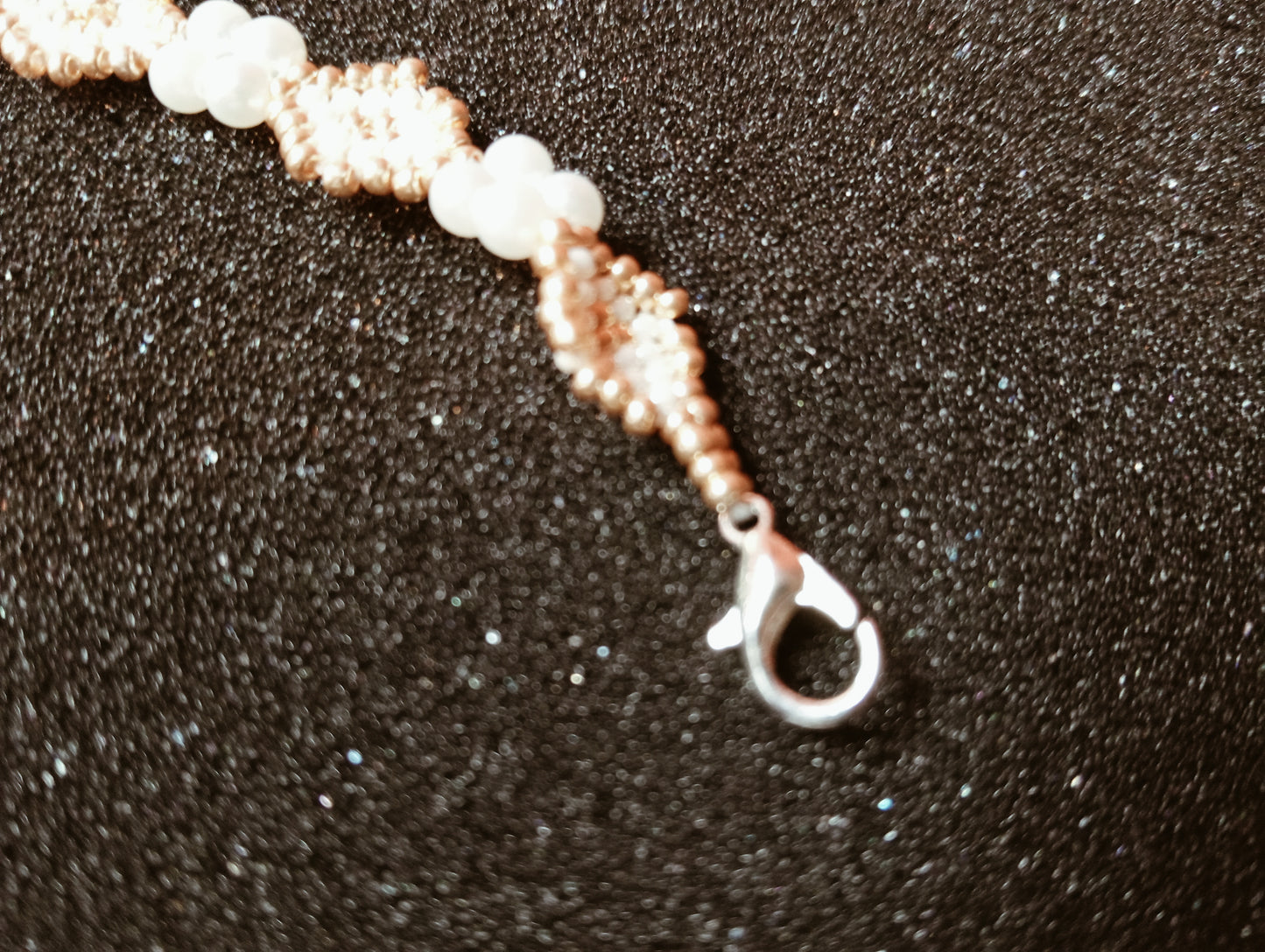 ✨ Bracciale  a rombi con perline di Boemia ✨