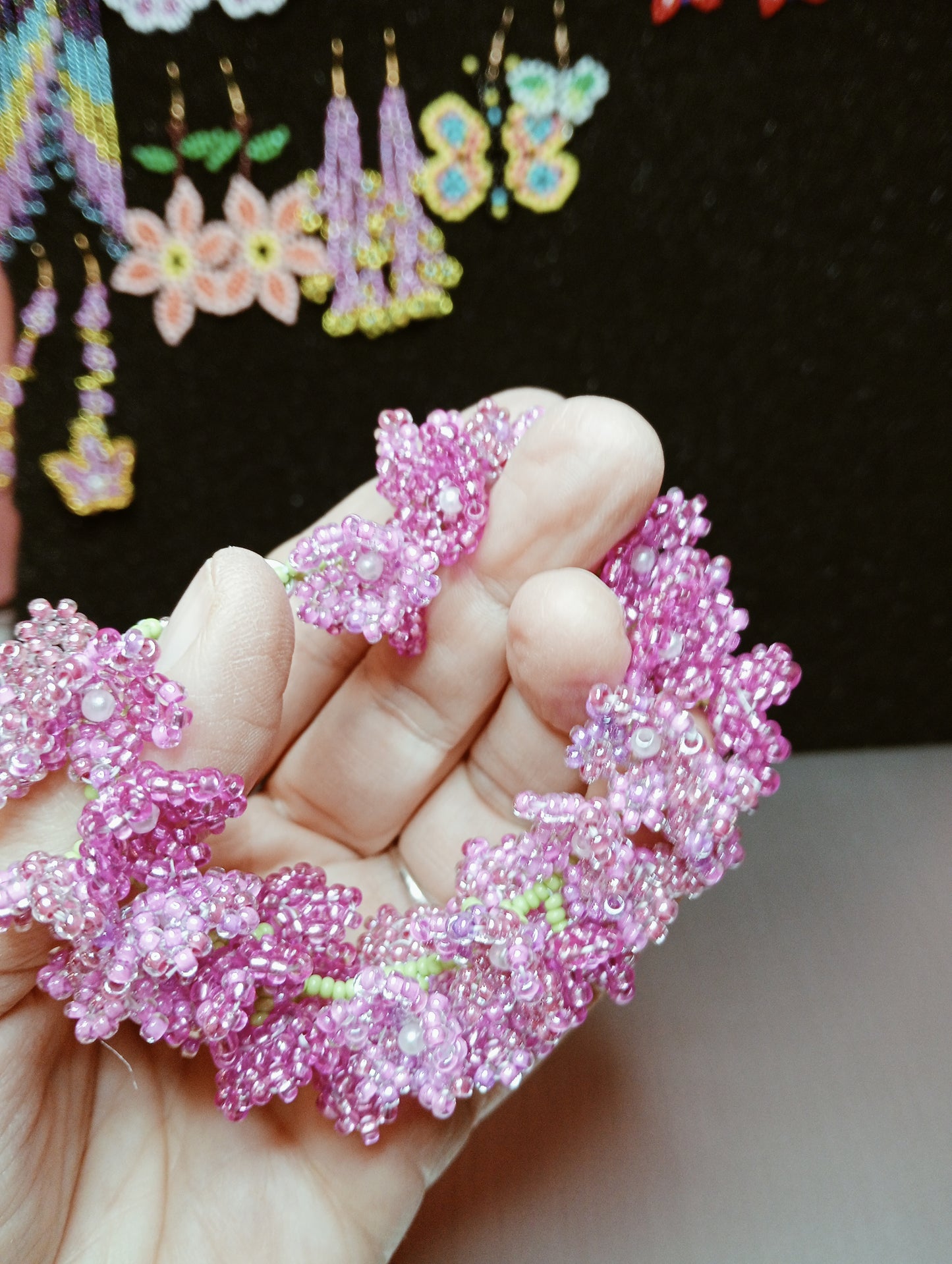 🌸 Cascata di Fiori – Parure Primavera 🌸